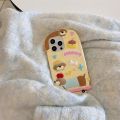100% New Celebrity Trend+In Stock+COD Milk Yellow Cute Sausage Dog Cartoon Suitable for 13 Phone Cases iPhone 16 Promax New 15 Pro All Inclusive 12 Silicone 14 Anti Drop Cover 14 Pro Creative Niche 15 Women 16 Stereoscopic. 