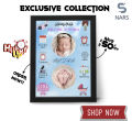 Baby birth Date frame for gift photoframe Birthday frame customized. 