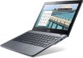 Acer C720-2844 Chromebook (Windows 10, Intel Celeron 2955U 1.4 GHz, 11.6" LED-lit Screen, Storage: 128 GB M.2 SSD, RAM: 2 GB), Grey. 