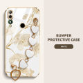 Love Bracelet case for Huawei Y9 Prime 2019 Back Cover Bauhinia Flower Case. 