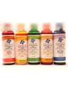 Gell Colors- 5 - Blue, Red, Green, Orange and Yellow - 120ml - colors for bakery - food - culinary solutions - SAC. 
