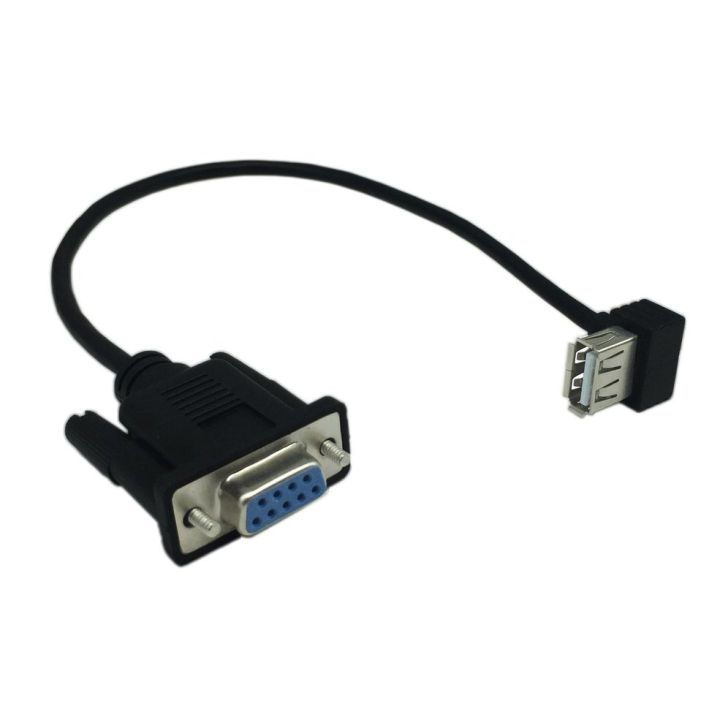 USB 2.0 A Female TO RS232 DB9 Female Serial Cable Adapter Converter with FTDI