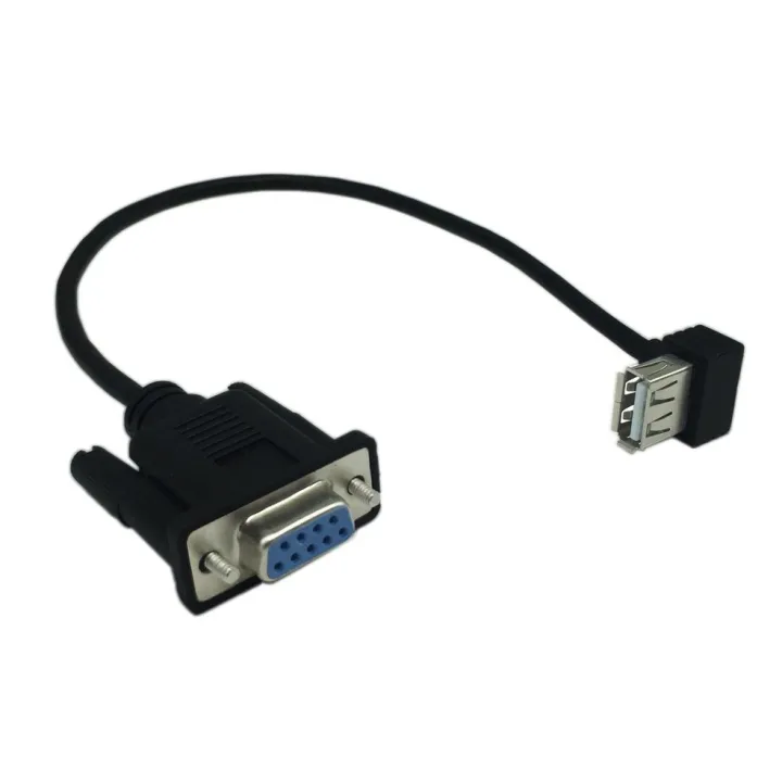 USB 2.0 A Female TO RS232 DB9 Female Serial Cable Adapter Converter with FTDI