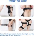 Power Knee Joint Support Knee Pads Stabilizer Powerful Rebound Spring Force Protection Booster Breathable Non-Slip Joint Brace for Men Sports, Squat, Training. 