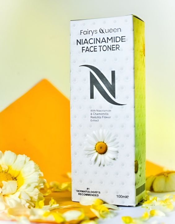 Fairy's%20Queen%20Niacinamide%20Face%20Toner%20100ml,%20With%20Niacinamide%20&%20Chamomilla%20Recutita%20Flower%20Extract%20-%20Image%202