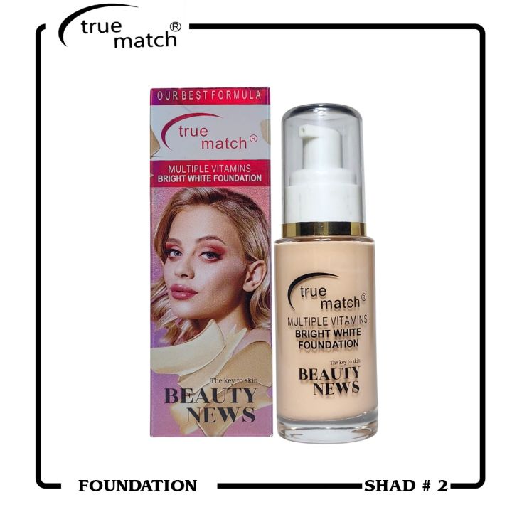 multiple vitamins bright white foundation for women and girls