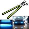 1Pcs 17CM Car LED COB DRL Daytime Running Lights 12V Waterproof External LED Car Light Source Parking Fog Bar Lamp Car Styling 8 Color Options. 