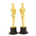 2Pcs Oscar Statuette Mold Reward the Winners Magnificent Trophies in Ceremonies. 