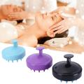 Shampoo Massager Brush Scalp Hair Scrubber with Soft Silicone Bristels For All Type Of Hairs Straight Curly Wet Dry For Men Women Children. 
