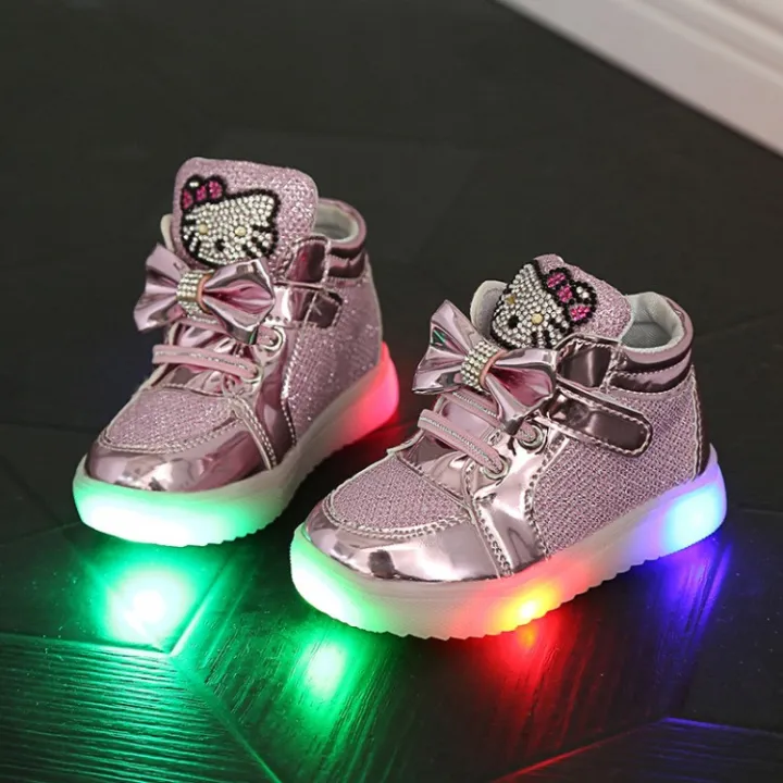 OIMG%20Girls%20Shoes%20Little%20Girls%20Princess%20Children%20Shoes%20With%20Light%20Baby%20Fashion%20Hook%20Loop%20Led%20Shoes%20Kids%20Light%20Up%20Glowing%20Sneakerseu%20Size%2021-30%20/Pink%20-%20Intl%20-%20Image%204