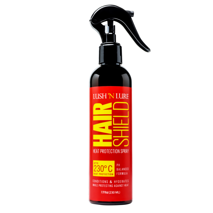 Alfatah Mall - LUSH N LURE HEAT PROTECTION SPRAY HAIR SHIELD 230ML-AFP-000440079