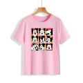 Mickey Mouse Faces Printed Cotton Half Sleeves O Neck T Shirt For Women. 