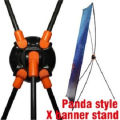 Panda X stand banner Flex Stand / Display Stand 2x5 for Marketing Promotions / Flex Standee / X Display Stand PanaFlex. 