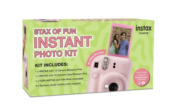 Fujifilm Instax Mini 12 STAX of Fun Instant Photo Camera Kit