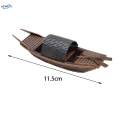 Wupeng Ship Decorative Handcrafts Boat Ornaments Wooden. 