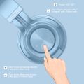 REETEC Wireless Bluetooth Headphones Over-Ear - [40 Hrs Playing Time, Soft Protein Earpads] Foldable HiFi Stereo Wireless Headphones with Microphone, Deep Bass Headset for Phone, PC, iPad - Rose Gold. 