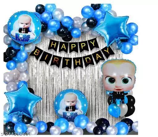 Big Boss Happy Birthday Decoration Set Theme