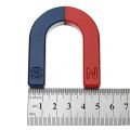 MS - U Shaped Horse Shoe Magnet Blue & Red 4 Jumbo Horseshoe U Magnet size L95mm x W64mm. 