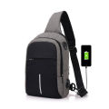 Small usb charge shoulder bag men messenger bags male waterproof sling chest bag boy travel bagpack men cross body bags. 