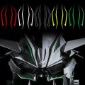 Motorcycle Front Pull Headlight Decals NINJA400 H2 H2SX Reflective Cool Fairing Sticker for Kawasaki Ninja NINJA400 H2 H2SX. 