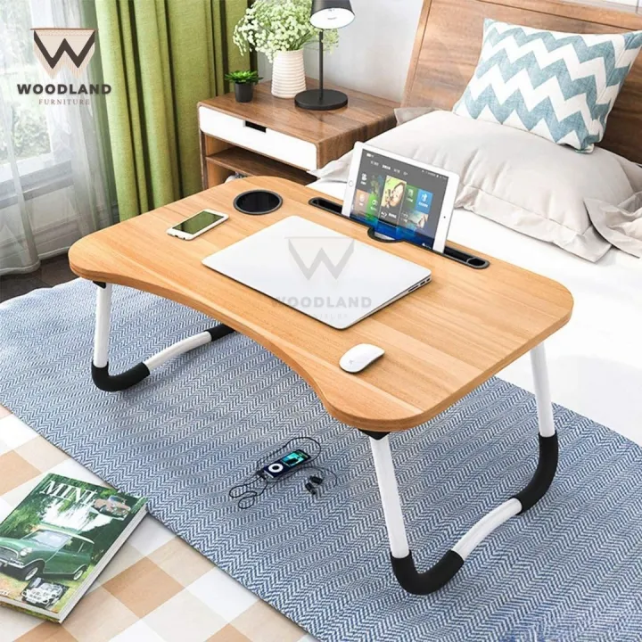 Ergonomic%20Portable%20Laptop%20Desk%20with%20Drink%20Holder%20and%20Adjustable%20Stand%20Furniture%20Laptop%20Table%20in%20Dark%20Brown%20andBlack%20Multipurpose%20Wooden%20Laptop%20Table%20%20Portable%20Foldable%20Study%20Desk%20for%20Bed%20&%20Sofa%20%20Ergonomic%20Design%20with%20Cup%20Holder%20Hooks%20&%20Slot%20-%20Image%202