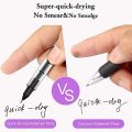 Deli Rollerball Pens, 0.5mm Quick-drying Liquid Ink Stick Ballpoint Blue Gel Pens for Adult Kids Writing Note Taking. 