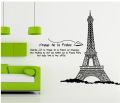 Wall Stickers Eiffel Tower Wall Sticker Paris Famous Building Wall Sticker For Living Room.. 