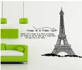 Wall Stickers Eiffel Tower Wall Sticker Paris Famous Building Wall Sticker For Living Room.. 