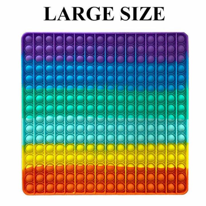Jumbo Big Size Push Pop It Bubble Fidget Toy 250 POPS In 1