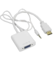 HDMI to VGA Converter with Sound - HDMI to VGA Adapter with sound cable. 