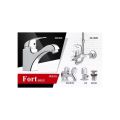 Fort 7 pieces Complete Bath Set Shower Set Wall Mounted 7 in 1 Complete Bathroom Fitting Sanitary Fittings 100% Brass Chrome Finish. 