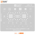 AMAOE SAM16 BGA Reballing Stencil For Samsung A53 A536 Exynos 1280 E8825 CPU SPU13 S5511 EMMC DDR 77098B RF Power IC. 