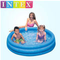 Intex - Crystal Blue Portable Kids Outdoor 3 Ring Inflatable Swimming Pool - 58426 - 5 ft. 