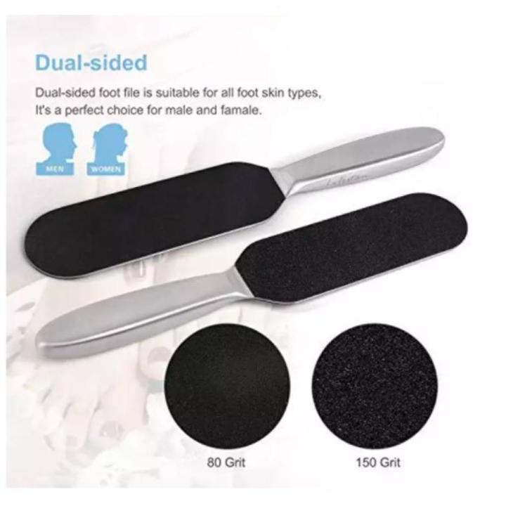 Foot Rasp Foot File and Callus Remover Best Foot Care Pedicure Stainless Steel tool to remove hard skin
