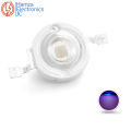 2/5/10 Pieces 3W High Power LED UV Light Chip 395-400nm Ultra Violet Bulbs Lamp with 20mm Heat Sink Aluminum substrate Note Check. 