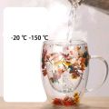 Double Wall Glass Mug | Tea and Coffee Cup for Hot Beverages | Coffee Mugs for Coffee Cappuccinos | Partner gift | Birthday gift. 