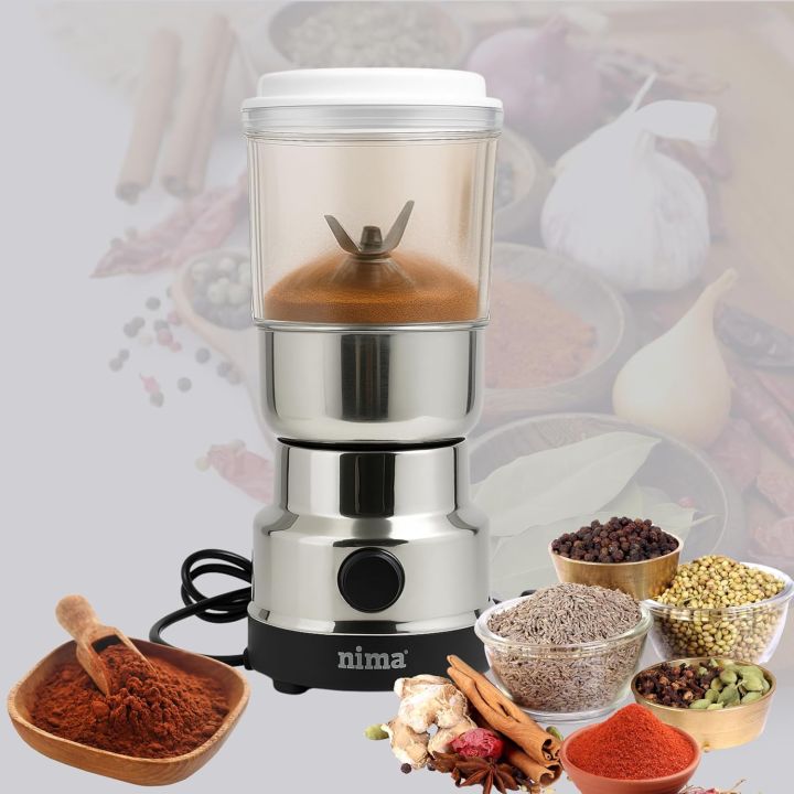Nima Machine Multifunctional Electric Grinder Machine, Nima 2 in1 Electric Coffee ...
