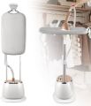 Kion Garment Steamer With Iron board for Clothes Standing, Adjustable Height With Hanger 2000w Strong Power with 54 1.7 Water Tank for 1 Hour Continuous 1.3 Meter Pole length Steaming, Flat Hanging Diagonal Ironing in 10 Level Steam Adjustment Heat, |. 