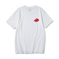 Japan Anime Akatsuki Cloud Symbols Print Men t-shirts Streetwear Short Sleeve Tshirts Men Women Oversized tee shirt homme. 