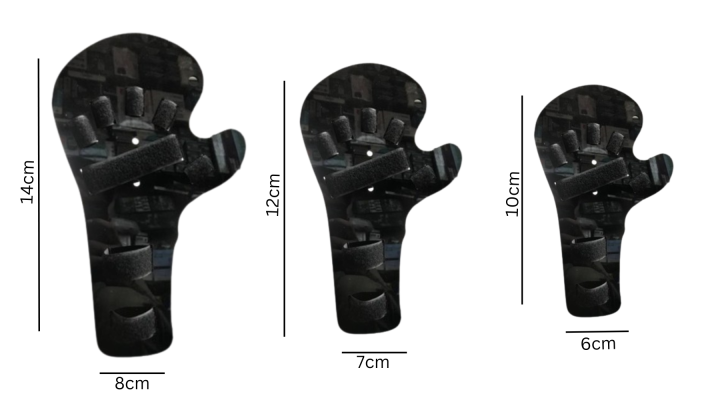 Wrist and Finger Extension Brace - Straight hand Splint Resting Hand Splint/ cockup splint