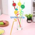Straws - Straw for Glass - Straw For Kids - Straw Glass for Kids - Soft Straw For Kids - Straw Mug - Golden Antique Badge - Spiral Straw - Spiral Straw For Kids - Reusable Straw - Multi Color Straw - Labaik Badge. 
