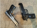 Metal+Plastic Airsoft Toy Gun - Colt 1911 (350g) & Beretta (375g) | 20-25m Shooting Range | BB Bullets Included | Fake Toy Gun for Kids & Outdoor Play. 