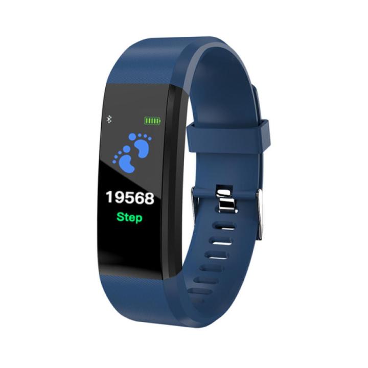 5 Cinturini Sostitutivi Per ID115Plus HR Smartband - TPE Morbido, Multicolore (Nero, Rosso, Blu, Verde, Viola) - 2