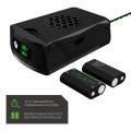 Imported STEALTH SX-C10 X Twin Rechargeable Battery Packs for XBOX (Xbox One, Series X) - Black. 