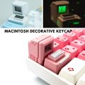 Macintosh Keycaps Magnetic Custom classic retro apple Translucent Mechanical Keyboard Keycaps. 