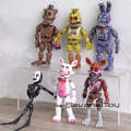 FNAF Five Nights at Freddy's Nightmare Freddy Chica Bonnie Funtime Foxy PVC Action Figures Toys 6pcs/set. 