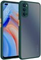 For OPPO Reno 4 - High Quality Matte PC Back Soft TPU Frame Shockproof Color Button with Camera Protection Lens Protection Camera Protective Back Cover Case For OPPO Reno 4. 