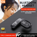 【COD+Original+Ready stock】Xiaomi M36 Wireless Bluetooth 5.2 Earphone Bone Conduction Headphones Open Ear Headphones Single Ear Headphone Non-In-Ear Earbuds HD Stereo Headset Sweat-proof Earphones Waterproof. 