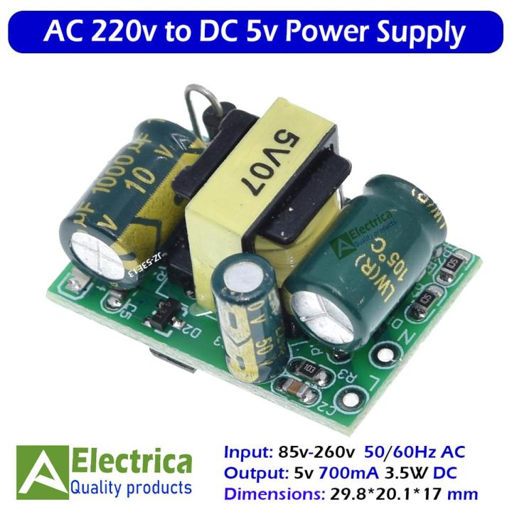 AC 220v to DC 5V 700mA 3.5W JZ-53E13 Isolated Power Supply Module By Electrica