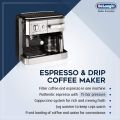 Delonghi BCO420 Espresso Coffee Maker, 220-volt (Non-USA Compliant), Silver. 